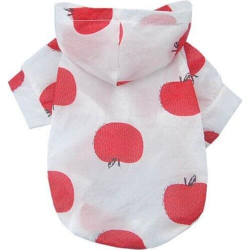 Sunscreen Dog Coat Jacket For Small Dogs Shirt Pet Dog Clothes Chihuahua Clothing Puppy Costume With Hat For Puppy