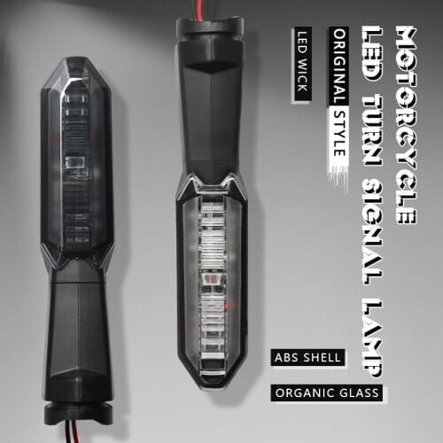 Universal Motorcycle LED Turn Signal Light Indicator Amber Flasher Lamp For Kawasaki Z1000SX Z750 Z1000 Z650 Z900 Z800 Z250 Z300