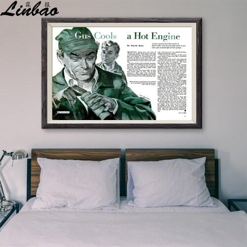 V027 1950 Gus Saves The Day Again! Vintage Classic Movie Custom Silk Poster Home Deco Wall Art Christmas Gift