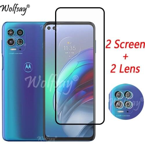 Full Cover Tempered Glass For Motorola Moto G100 Screen Protector For Motorola Moto G100 Camera Glass For Moto G100 Glass 6.7"