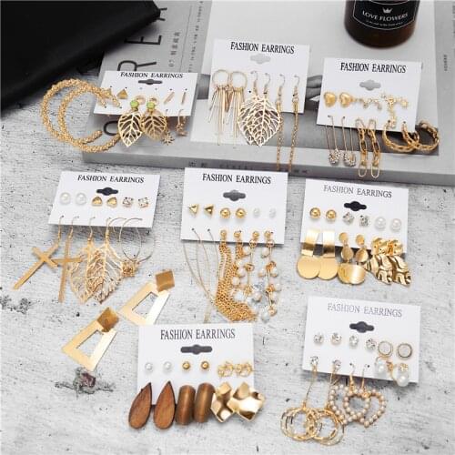 New Fashion Geometric Earrings for Women Gold Color Drop Earrings Long Metal Tassel Dangle Earring Jewelry 2021 Statement