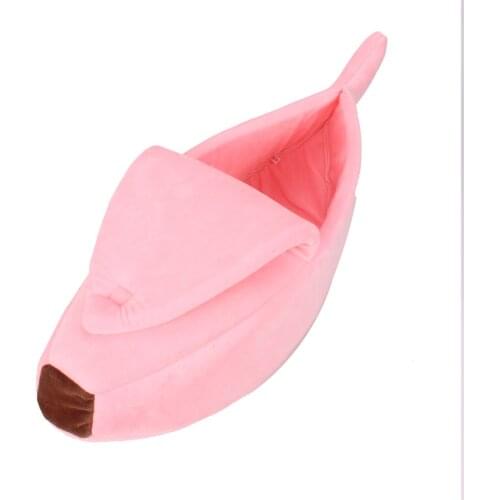 Winter Fruit Shape Pet Bed Kennel Washable Dog Sleeping Mats Warm Plush Cat Lounger Sofa Cushion Supplies