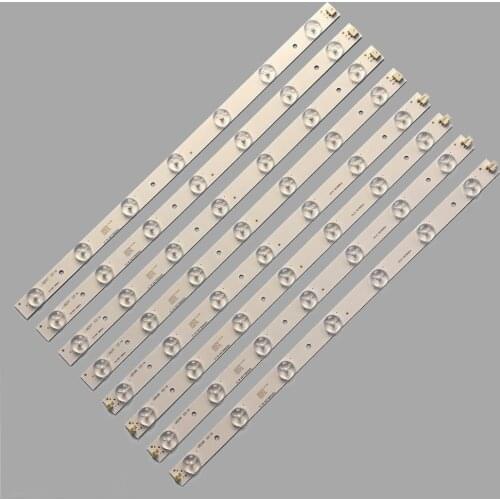 1SET/8PCS LED Backlight Strip Bar 7+7 Lamp For 180-W00-390000H IC-B-HWT39D060L IC-B-HWT39D060RV390HJ1-P02 T390HVN01.0c390HJ1-P02