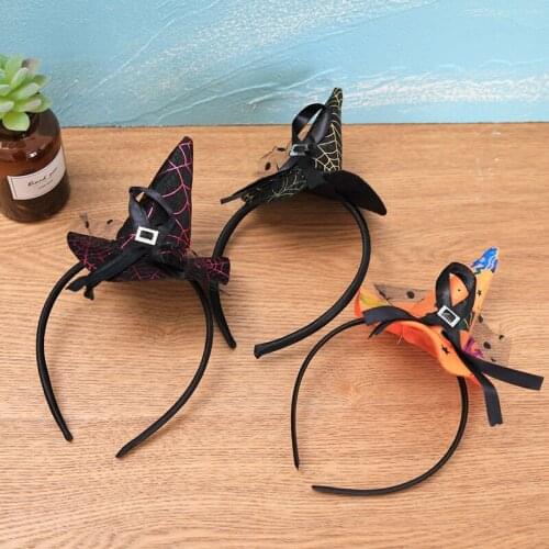 1Pc 22x11cm Children Kids Caps Adults Cosplay Halloween Pumpkin Witches Hat Fancy Dress Party Costume Cap Party Decor Supplies