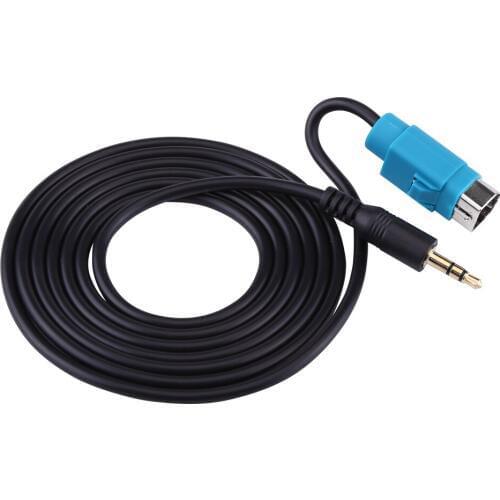 2019 New High Quality 1 Pc Auto Car 3.5mm AUX Extension Cable Panel Headphone Male Jack Flush Mount Adapter