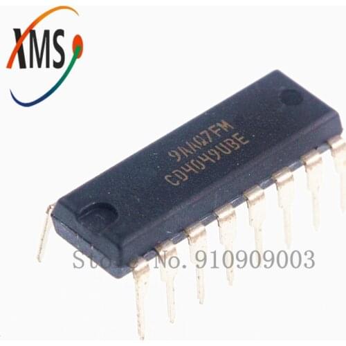 10PCS CD4049UBE DIP16 CD4049 DIP CD4049BE DIP-16 new and original IC