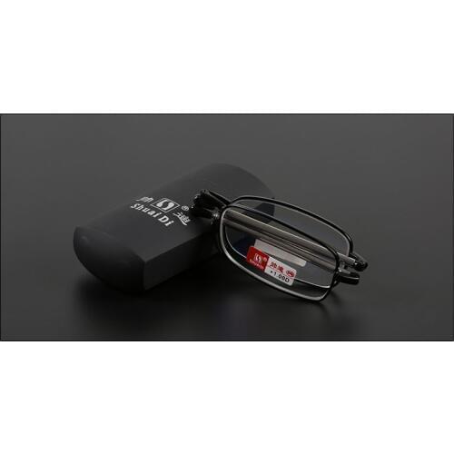 2019 [radio Antenna Glasses] Foldable Frame Stretchable Legs New Style Rigid Alloy Reading Glasses +1 +1.5 +2 +2.5 +3 +3.5 +4