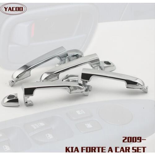 4PCS A CAR SET EXTERIOR DOOR HANDLE FOR KIA FORTE OEM:82661-1X020 82651-1X020