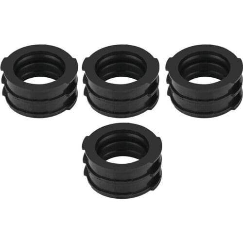 4pcs Carburetor Intake Manifold Boot Joint Adapter Interface for Yamaha Vmax 1200 Vmx1200 1985-2007
