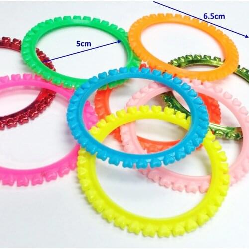 6 pcs heart Bangle bracelet Girl Princess Carnival Toy novelty birthday party favors gift toy Pinata bag filler carnival