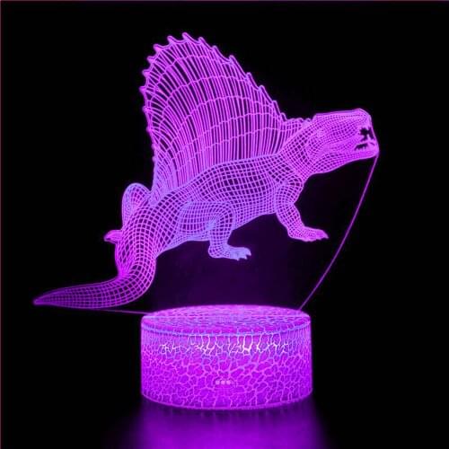 Acrylic lamp PVC cartoon manga lamp model for dinosaur Tyrannosaurus product doll toy gift direct sale one drop LED Table lamp