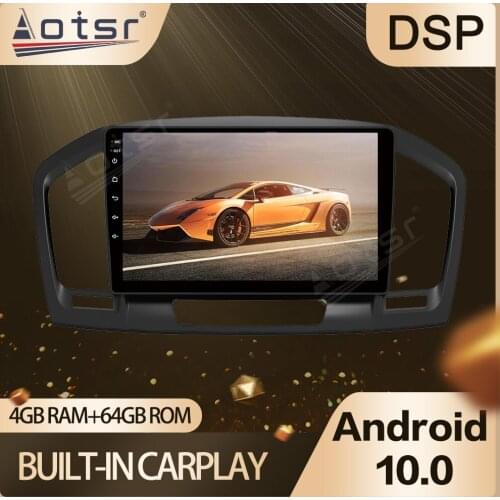 Car Radio GPS Navigatioion For Opel Insignia 2008-2013 Android 10.0 64G Carplay Auto Stereo Audio Head Unit Car Multi-DVD Player