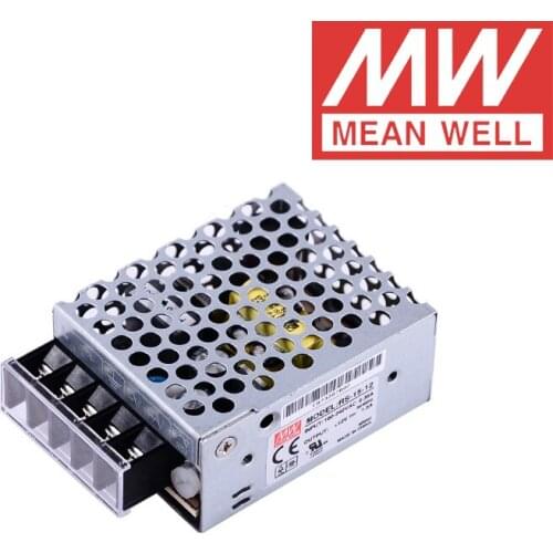 Mean Well RS-15-12 AC/DC 15.6W/1.3A/12V Single Output Switching Power Supply meanwell online store