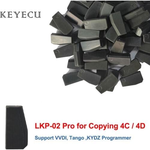 Keyecu LKP-02 Pro Chip for Copying 4D / 4C Chip, LKP02 Pro Transponder Chip Support Tango VVDI KYDZ Programmer, Reuseable