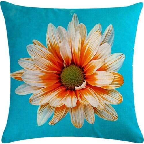Floral Series Cushion Cover Roses Pillow Cover For Sofa Bedroom Car Decoration Flower Throw Pillowcases