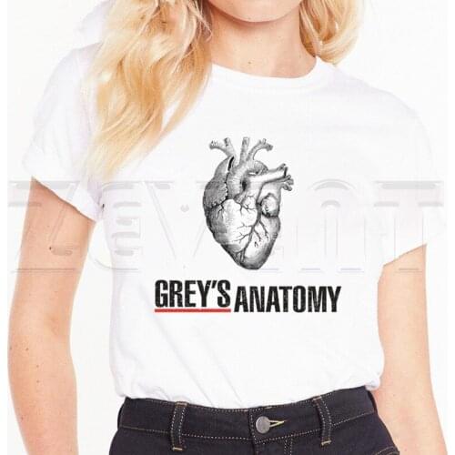 Greys Anatomy You're My Person Ullzang T Shirts Summer Casual Womens T-shirt Short Sleeve Female Tops Tees