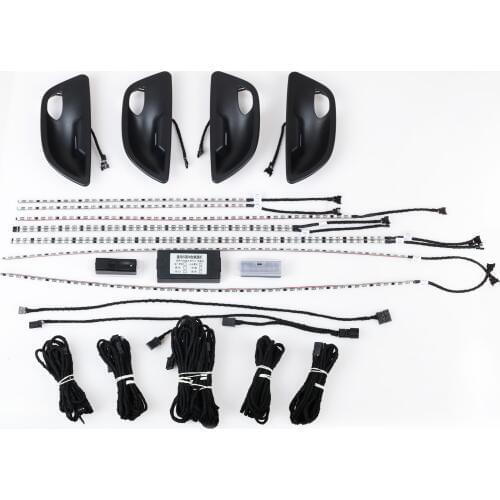 IDrive control 9 colors & key button control 18 colors car interior led ambient light neon voiture for bmw m5 f10 f11