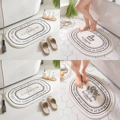 Bathroom Carpet Microfiber Bathtub Side Floor Non-Slip Bath Entrance Mats Toilet Pet Rugs Doormat for Shower Tapis Salle De Bain