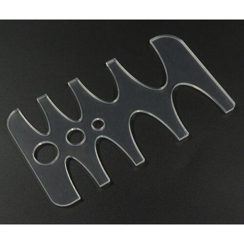 Leather Carft Craftool belt head Belt tail Template DIY Template Acrylic Leather Craft Pattern Stencil Template Strap Band belt