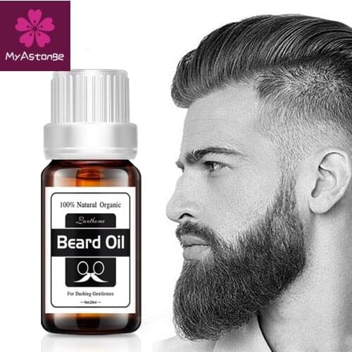 Lanthome Original Beard growth oil mustache grow stimulator 100% natural accelerate beard growth oil facial hair moisturizing