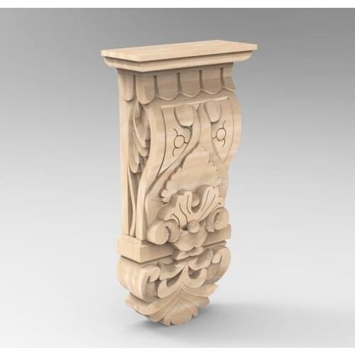 3D STL Model Supports Stands Legs for CNC Router Aspire Artcam Part of Corner or Column Carving Machine Relief _ decor 959