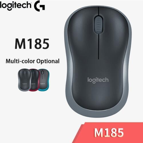 Original logitech Mice M185 wireless mouse 2.4GHz 1000 DPI colorful pc mouse