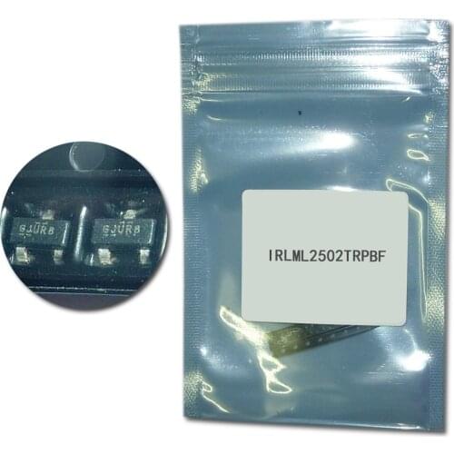 50pcs/lot IRLML2502TRPBF SOT23 smd transistor kit IRLML2502 SOT-23 transistors set IRLML2502TR Power MOSFET transistor pack