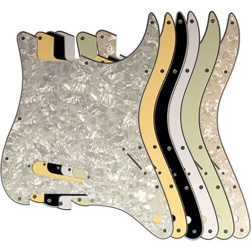 Guitar Pickguard - For USA / Mexico Fd Standard Strat 72' 11 Screw Hole St With 1 Single Pickup Scratch Plate Multicolor Choice
