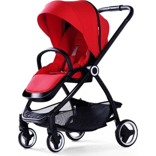 The New Stroller Cart Two-way High View Umbrella Cart Light Folding Portable Small Childrens Trolley