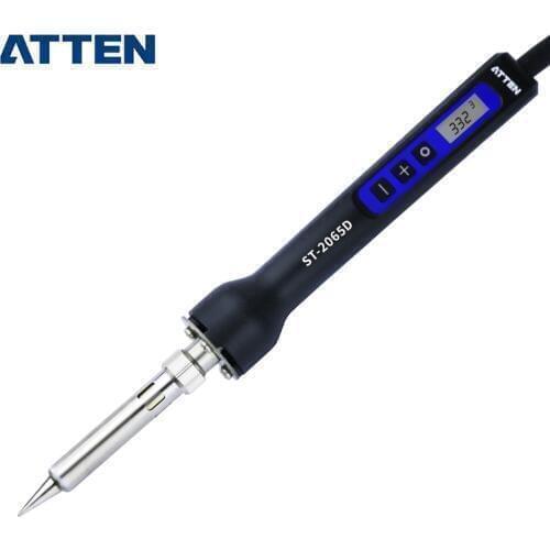 ATTEN ST-2065D EU Plug 65W Soldering Iron 220V with Digital LCD Display Temperature Adjustable Soldering Iron