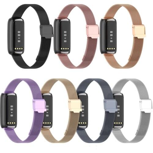 For Fitbit Luxe Wrist Strap Band Stainless steel Watchband