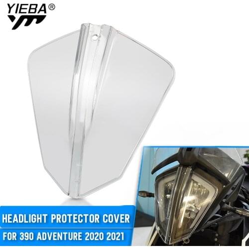 Motorcycle Headlight Guard Protector Grille Cover Protection Acrylic For 390 ADVENTURE 790 890 ADVENTURE S R 2019 2020 2021