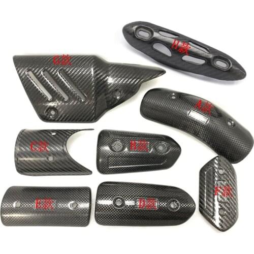 Carbon fiber Exhaust Heat Protector Shield For Yamaha YZ250F 450F WR250F450F Husqvarna FC FE HUSABERG FE 250 350 Stainless steel