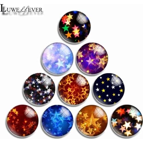 12mm 10mm 16mm 20mm 25mm 30mm 527 Mix Round Glass Cabochon Jewelry Finding 18mm Snap Button Charm Bracelet