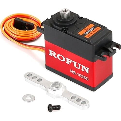 25kg hollow cup small servo and metal arm for 1/5 hpi rovan km rofun mcd FG baja losi ddt fid racing truck rc car parts