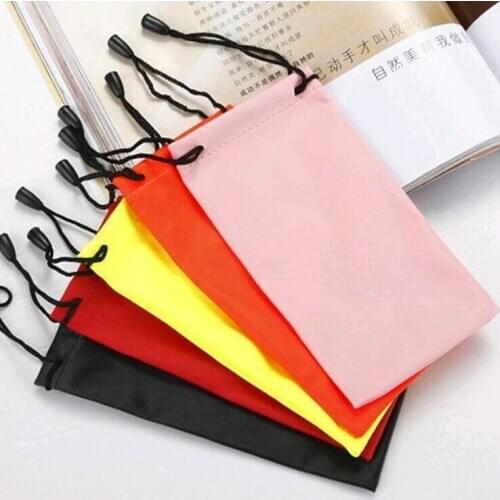 3000pcs/lot Waterproof leather plastic sunglasses pouch soft eyeglasses bag glasses phone case