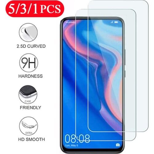 5/3/1Pcs for huawei p smart 2018 Z S plus pro 2019 2020 2021 tempered protective glass phone screen protector film on the glass