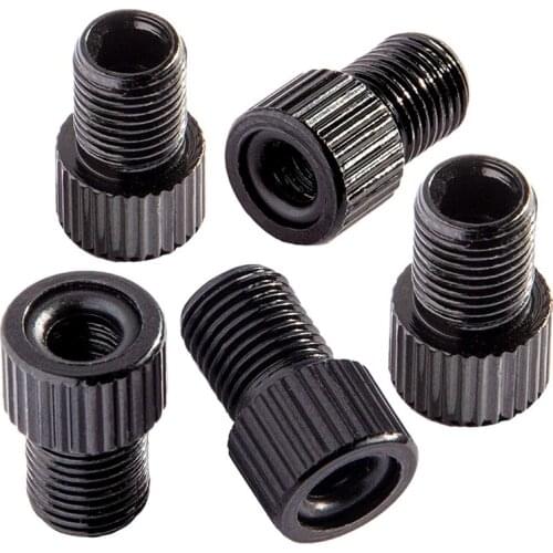 5Pc Aluminum Alloy Bike Valve Adapter Bike Inner Tube Caps Cover Adapter Racing Bicycle Inflate Tire Part