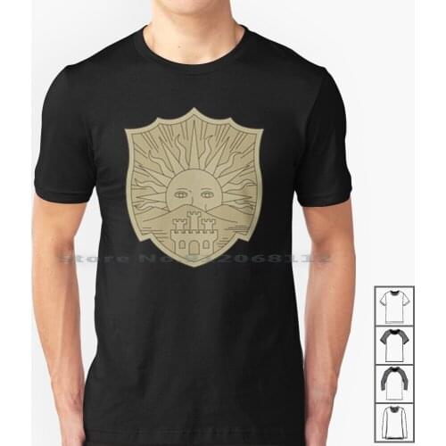 Golden Dawn Crest T Shirt 100% Cotton Black Bulls Golden Dawn Yuno Magic Knights William Vangeance Anime Studio Pierrot Clover