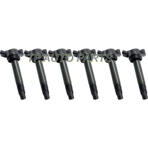 6 PCS Ignition Coil For To-yota Cam-ry Hig-hlander Sol-ara Lex-us ES-330 RX-330 OEM 90919-02246 9091902246