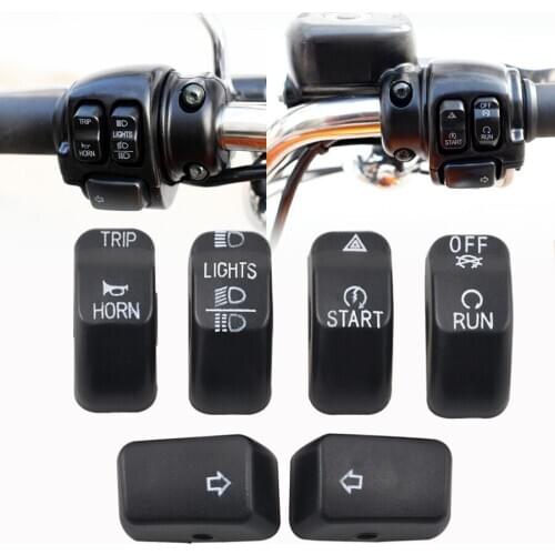 Motorcycle Part Hand Control Button Housing Cap Switch Cover For Harley Sportster 14-later XL 12-17 Dyna Softail Switch Housings