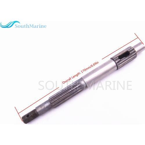 Boat Motor Propeller Shaft for Hangkai 2-stroke 5hp 6hp Outboard Engine