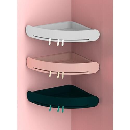 Wall-mounted Bathroom Storage Shelf Rack Waterproof Floating Shelf Home Kitchen Storage Rack Bathroom Accessories Sets