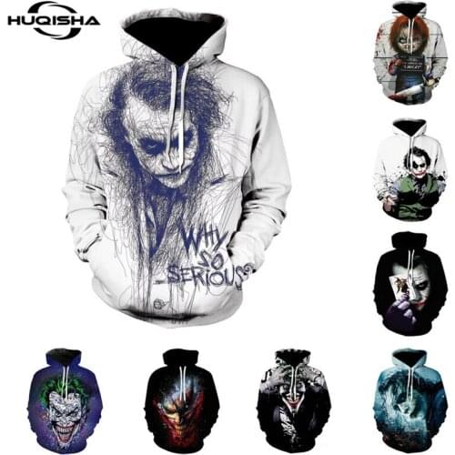 New 3D Printed Horror Kids Boy Girl Childs Play Character Chucky Hoodie Fashion Men Women Joker Hoodies Streetwear Sweatshirt
