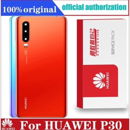 Original Back Housing Replacement for HUAWEI P30 Back Cover Battery Glass with Camera Lens adhesive Sticker