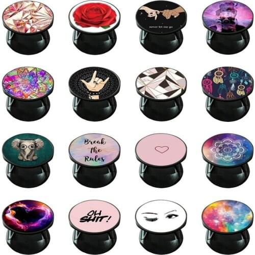 For SmartPhone and Tablets Top Phone Holder Round Finger Ring Stand for iPhone Xiaomi