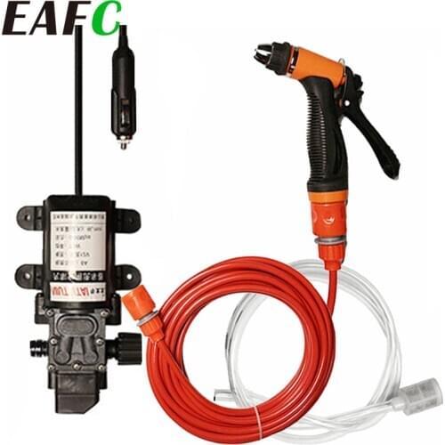 12V Portable Car Washer Gun Pump High Pressure Spray Washing Machine Car cleaning Kit For Car Wash Auto Care Electric Device