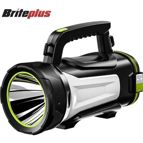 Portable LED Camping Lantern USB Rechargeable 4800mAh Power Bank Super Bright Flashlight Dimmable Spotlight Searchlight Outdoor