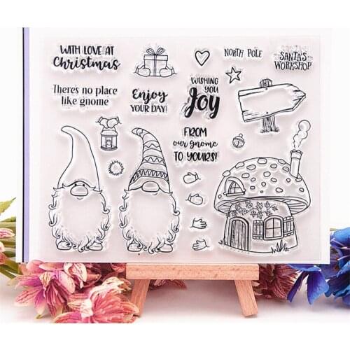 Hot selling Easter villain transparent clear stamp / silicone seal roller stamp DIY scrapbook album / card production