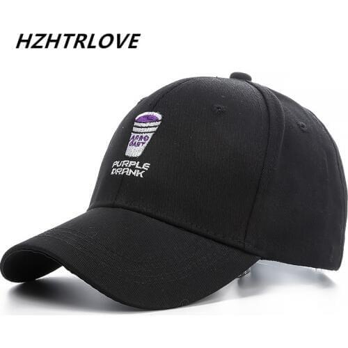 High Quality Brand Purple Drank Snapback Cap Cotton Baseball Cap For Men Women Adjustable Hip Hop Dad Hat Bone Garros